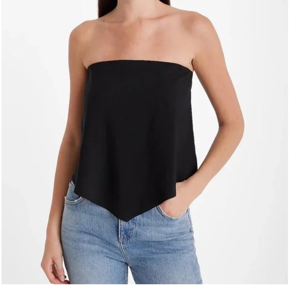 NWT Express Women's Sleek Black Strapless Camisole Size XL